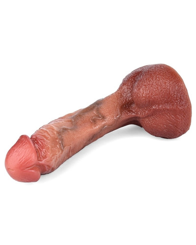 Gode Curved Balls 16 x 3.5cm Marron 