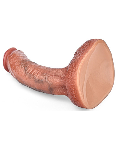 Gode Curved Balls 16 x 3.5cm Marron 