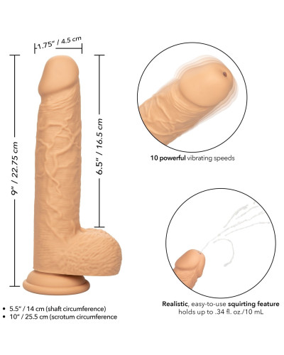 Gode Éjaculateur Vibrant Fuck Squirting 17 x 4.2cm 