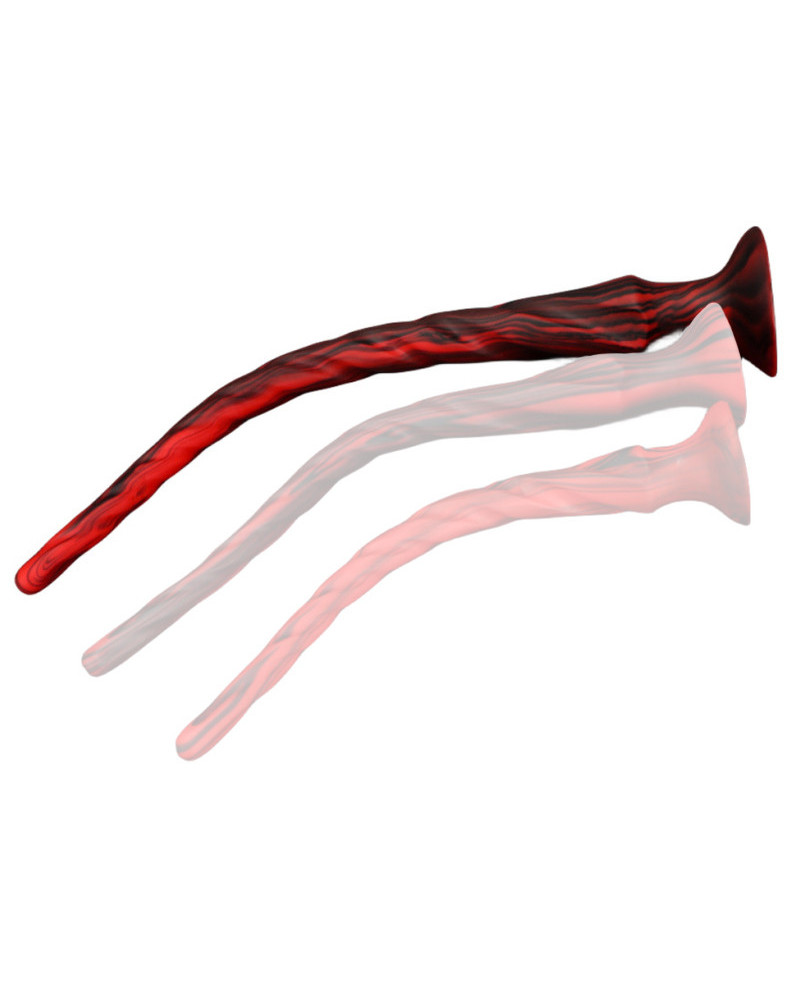 Gode Torthy L 56 x 6.2 cm Noir-Rouge 
