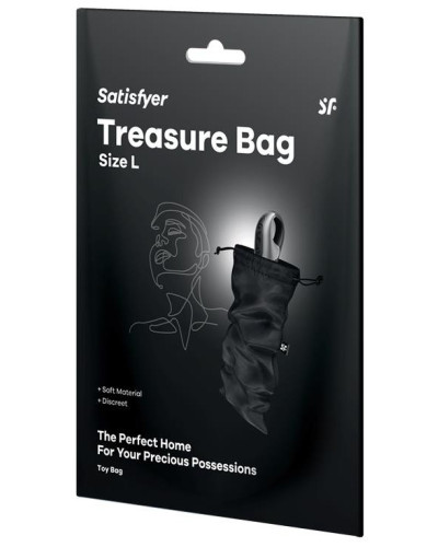 Pochette de Rangement Treasure Bag L Noir 