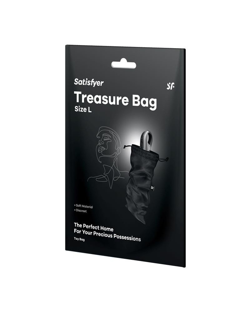 Pochette de Rangement Treasure Bag L Noir 