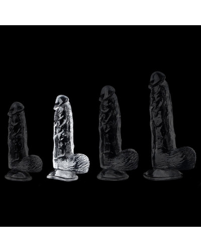 Gode Transparent Cute Dick M 14 x 4cm 
