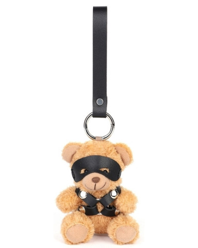Ours Peluche Porte-Clés Beari Harness Noir 