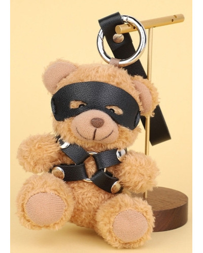 Ours Peluche Porte-Clés Beari Harness Noir 