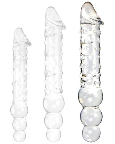 Gode en Verre Threeball L 29 x 5cm 