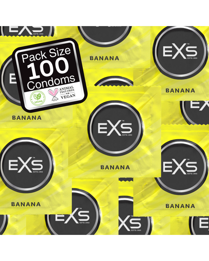 Préservatifs aromatisés Banana x100 