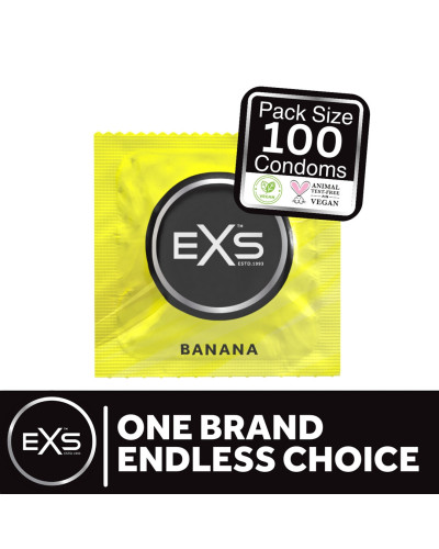 Préservatifs aromatisés Banana x100 