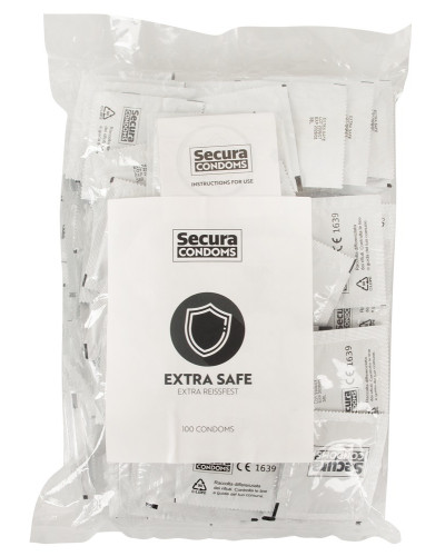 Préservatifs épais en latex Extra Safe x100 