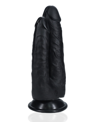 Double Gode Double Trouble 15 x 4.5cm Noir 