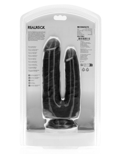 Double Gode Double Trouble 15 x 4.5cm Noir 