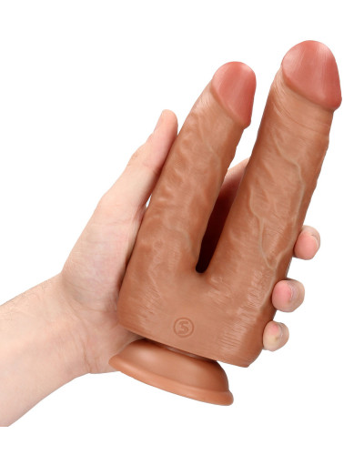 Double Gode Double Trouble 15 x 4.5cm Marron 