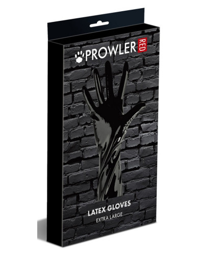 Gants en Latex Prowler Red Extra Larges Noir 