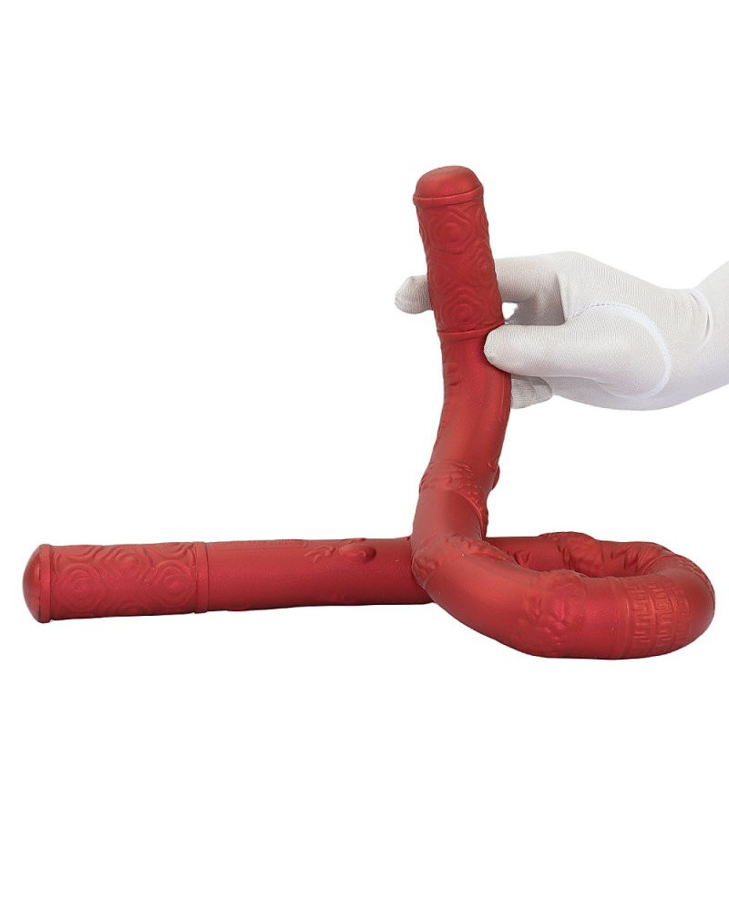 Double Gode Dragon Rope 64 x 3.2cm Rouge 