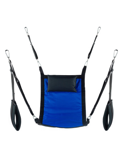 Sling en tissu Rectangle - Set complet Bleu 