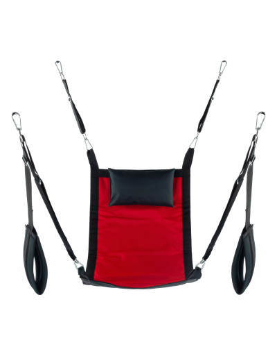 Sling en tissu Rectangle - Set complet Rouge 