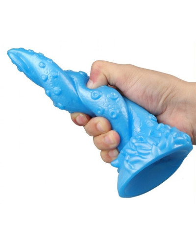 Gode Octopus 15 x 5.5cm Bleu 