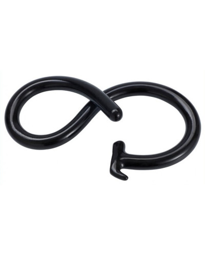 Gode long Mega Snake 100 x 3cm Noir 