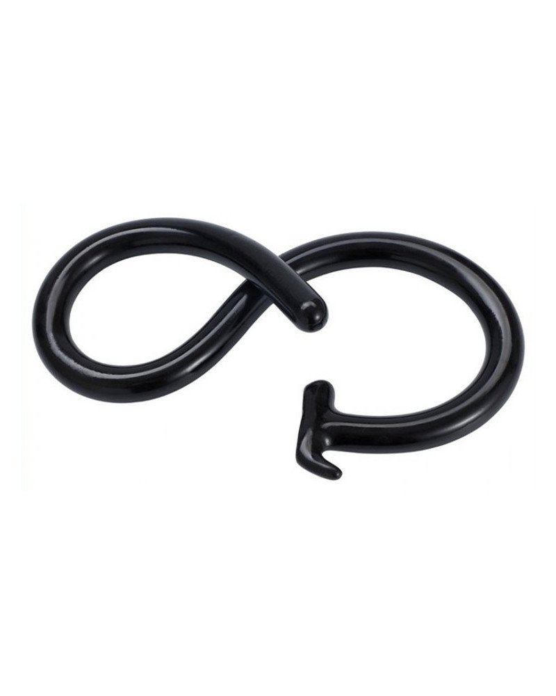 Gode long Mega Snake 100 x 3cm Noir 