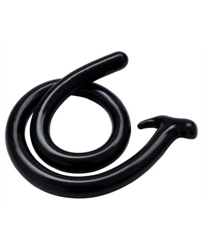 Gode long Mega Snake 100 x 3cm Noir 