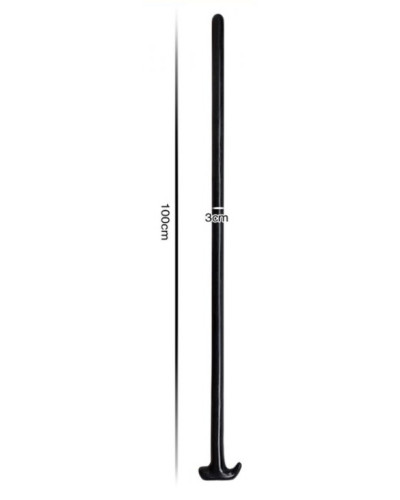 Gode long Mega Snake 100 x 3cm Noir 