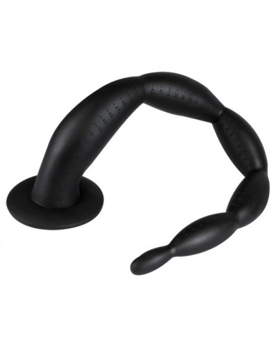 Gode Scale Beads S 30 x 3cm Noir 