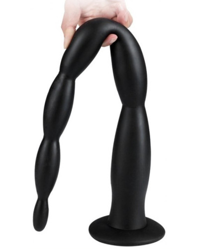 Gode Scale Beads S 30 x 3cm Noir 