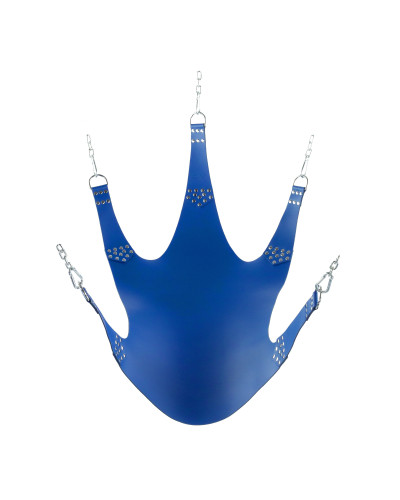Sling en cuir 5 Points d'attache Bleu 