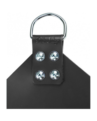 Sling en cuir 4 Points Ajusté Noir 