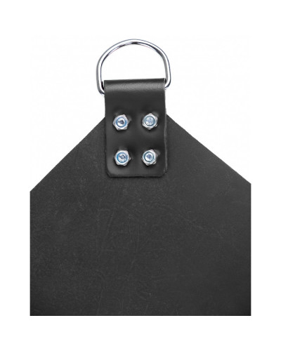 Sling en cuir 4 Points Ajusté Noir 