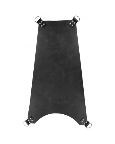 Sling en cuir 4 Points Ajusté Noir 