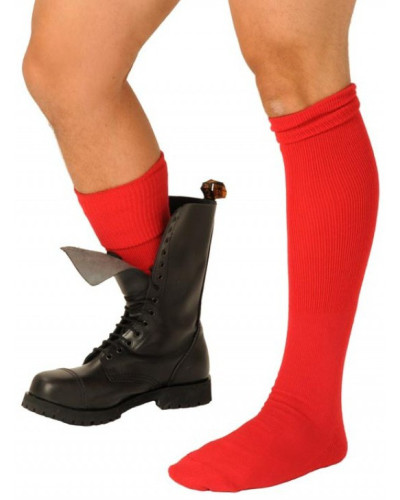Chaussettes Boot Rouges 