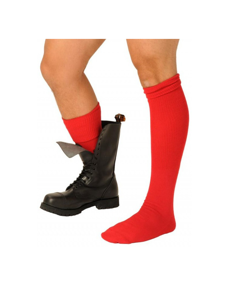 Chaussettes Boot Rouges 