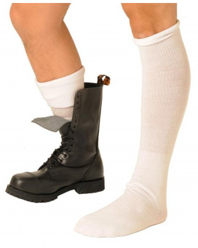 Chaussettes Boot Blanches 