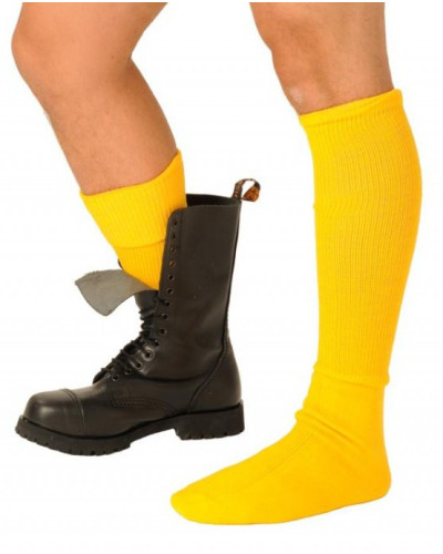 Chaussettes Boots Jaunes 