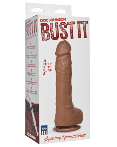 Gode éjaculateur Bust It 15 x 5.5cm Beur 