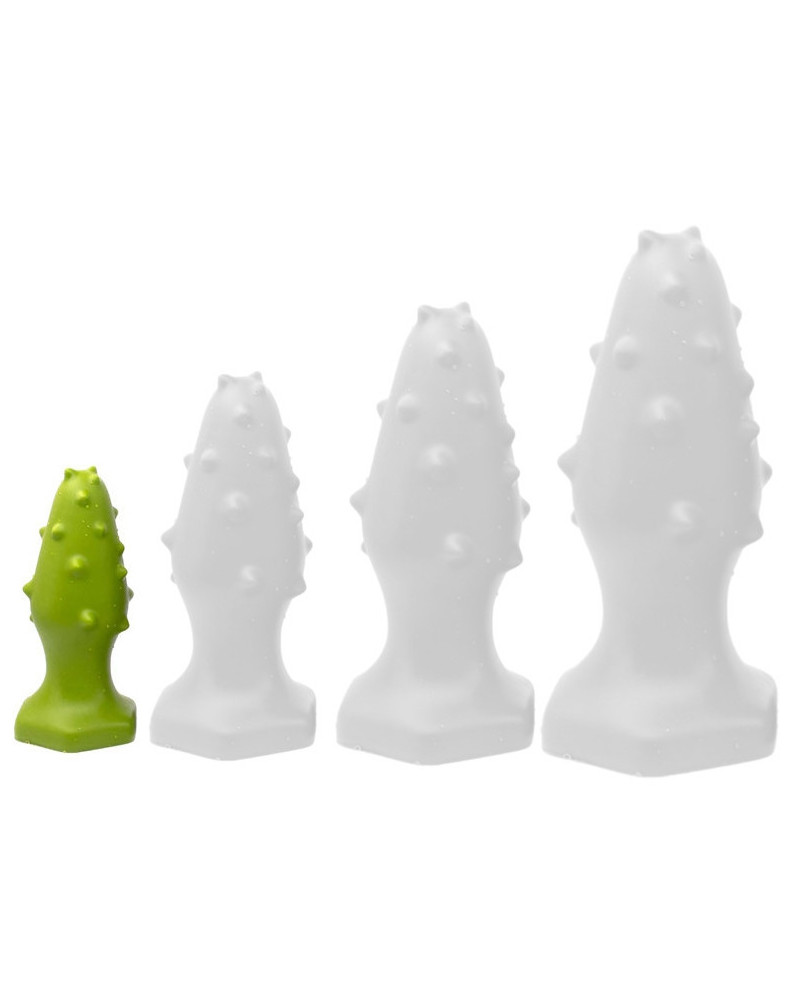 Plug silicone Monster Spike S 8 x 3.5cm Vert 