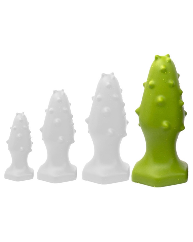 Plug silicone Monster Spike XL 16 x 6.5cm Vert 