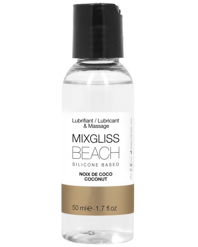 Lubrifiant Silicone MixGliss Beach - Noix de Coco 50ml 