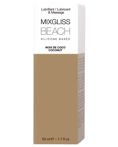 Lubrifiant Silicone MixGliss Beach - Noix de Coco 50ml 