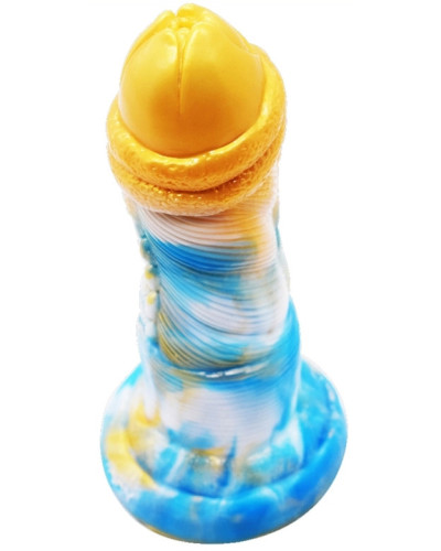 Gode Nox 18 x 6cm Doré-Bleu 