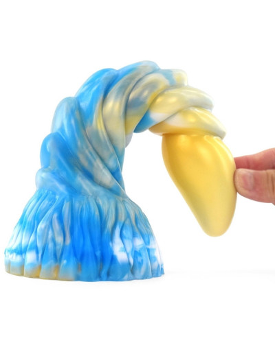 Gode Arkan 18 x 5cm Doré-Bleu 
