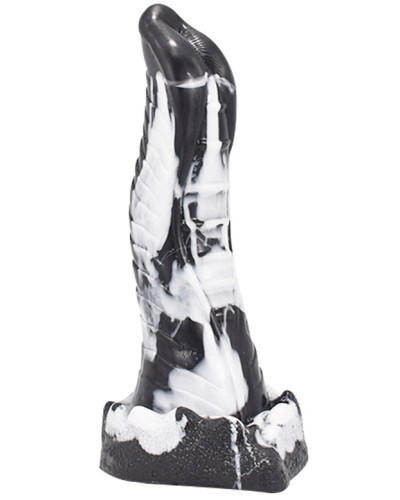 Gode Lizard 20 x 5cm Noir-Blanc 