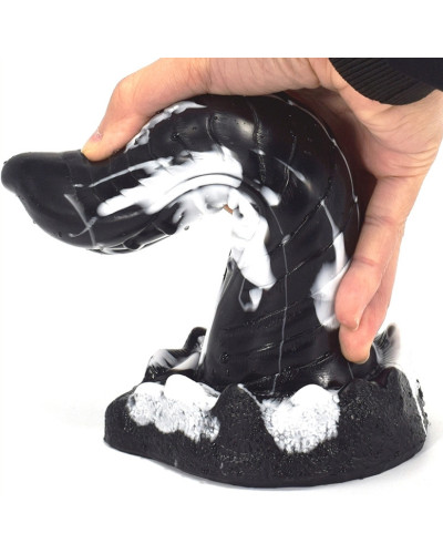 Gode Lizard 20 x 5cm Noir-Blanc 