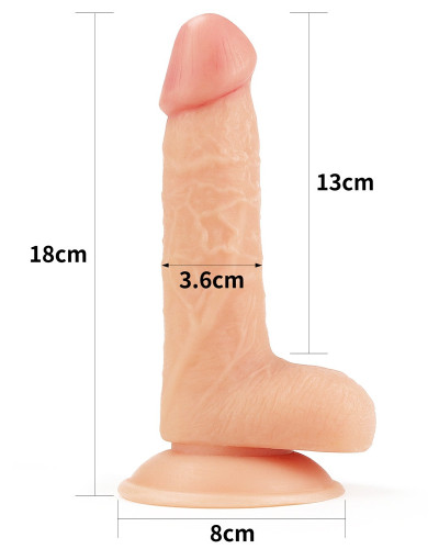 Gode réaliste Soft Dude 13 x 3.5cm 