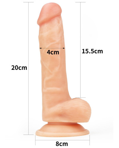 Gode réaliste Soft Dude 15 x 4cm 