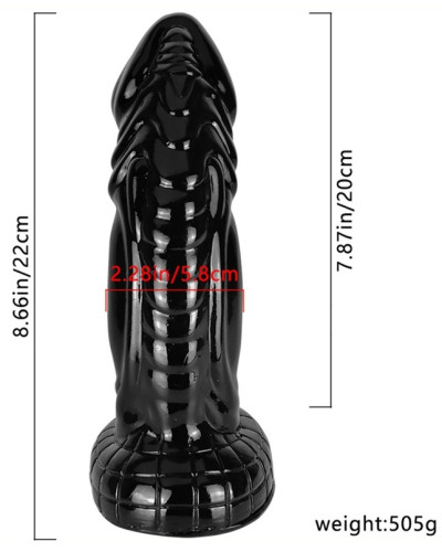 Gode Fishy 18 x 5.5cm Noir 