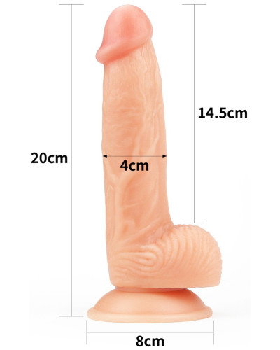 Gode réaliste Soft Dude 14 x 4cm 