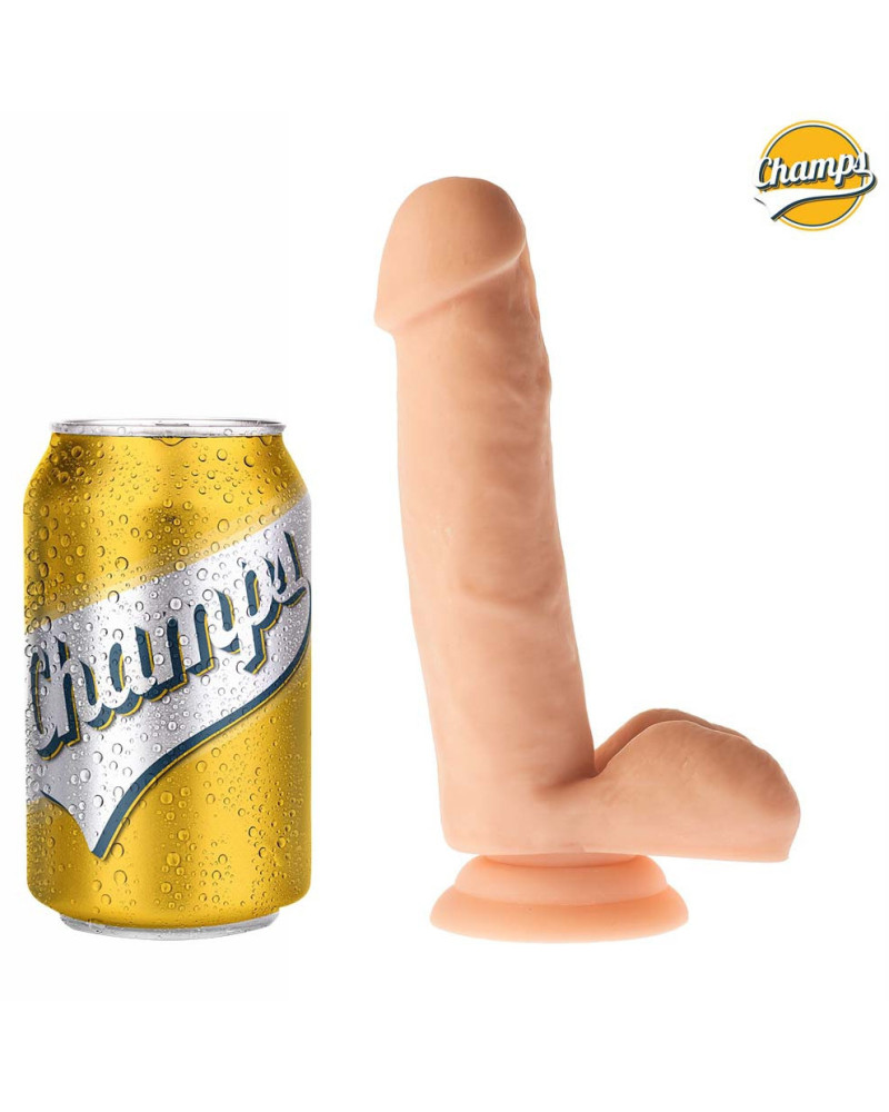 Gode réaliste Smoothy Champs 14 x 3.7cm 