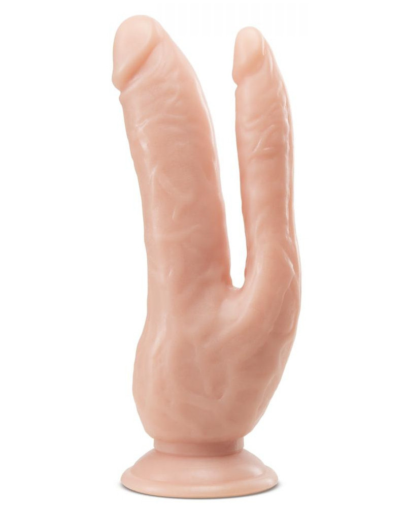 Double gode Dp Cock Dr Skin 18 x 6cm 